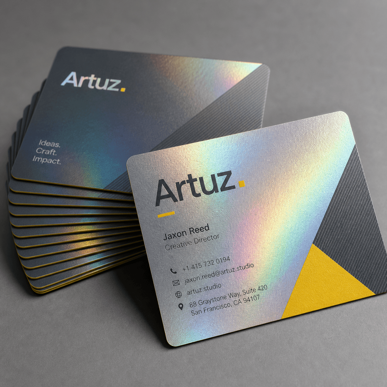 Mini Cartões Couchê