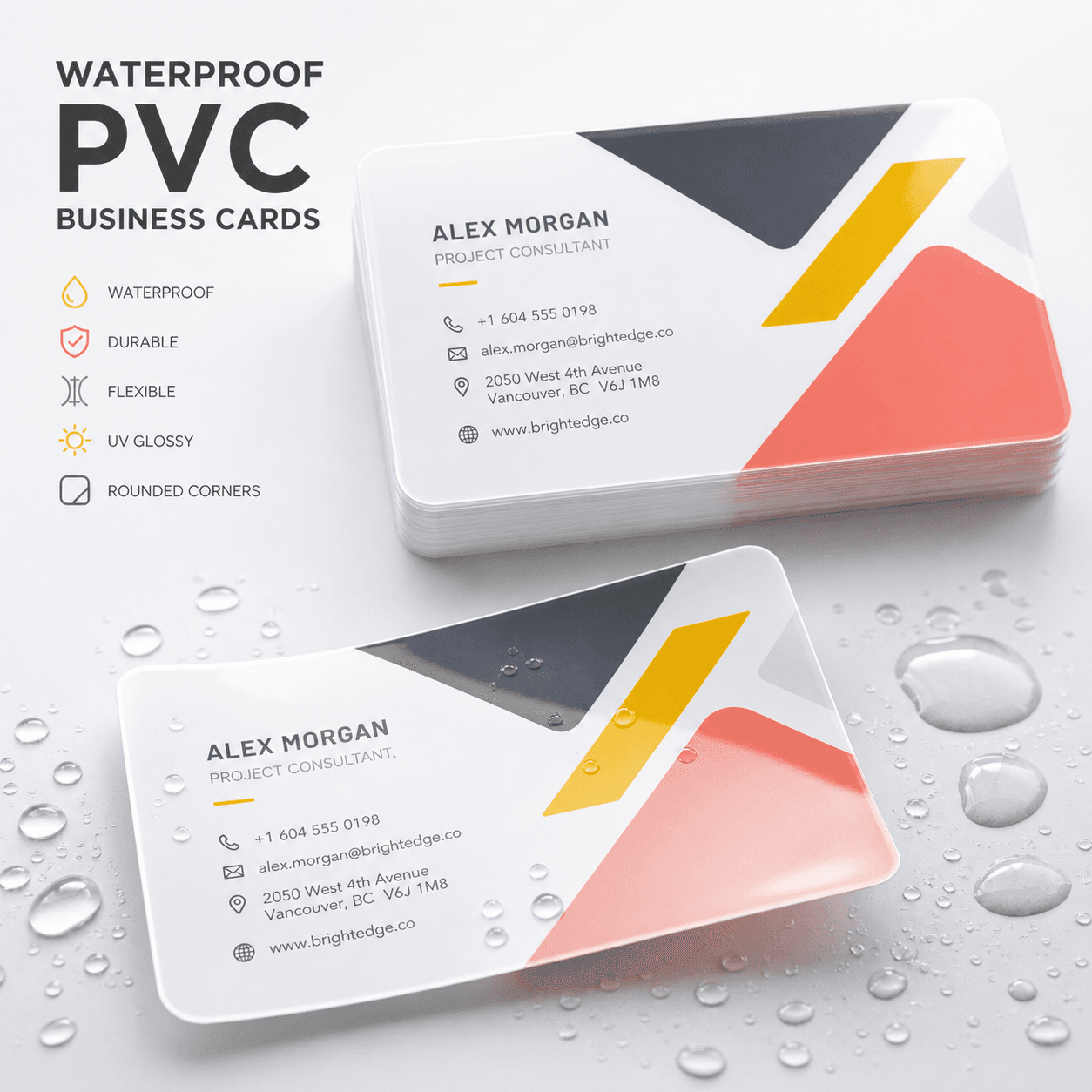 Cartão de Visita em PVC