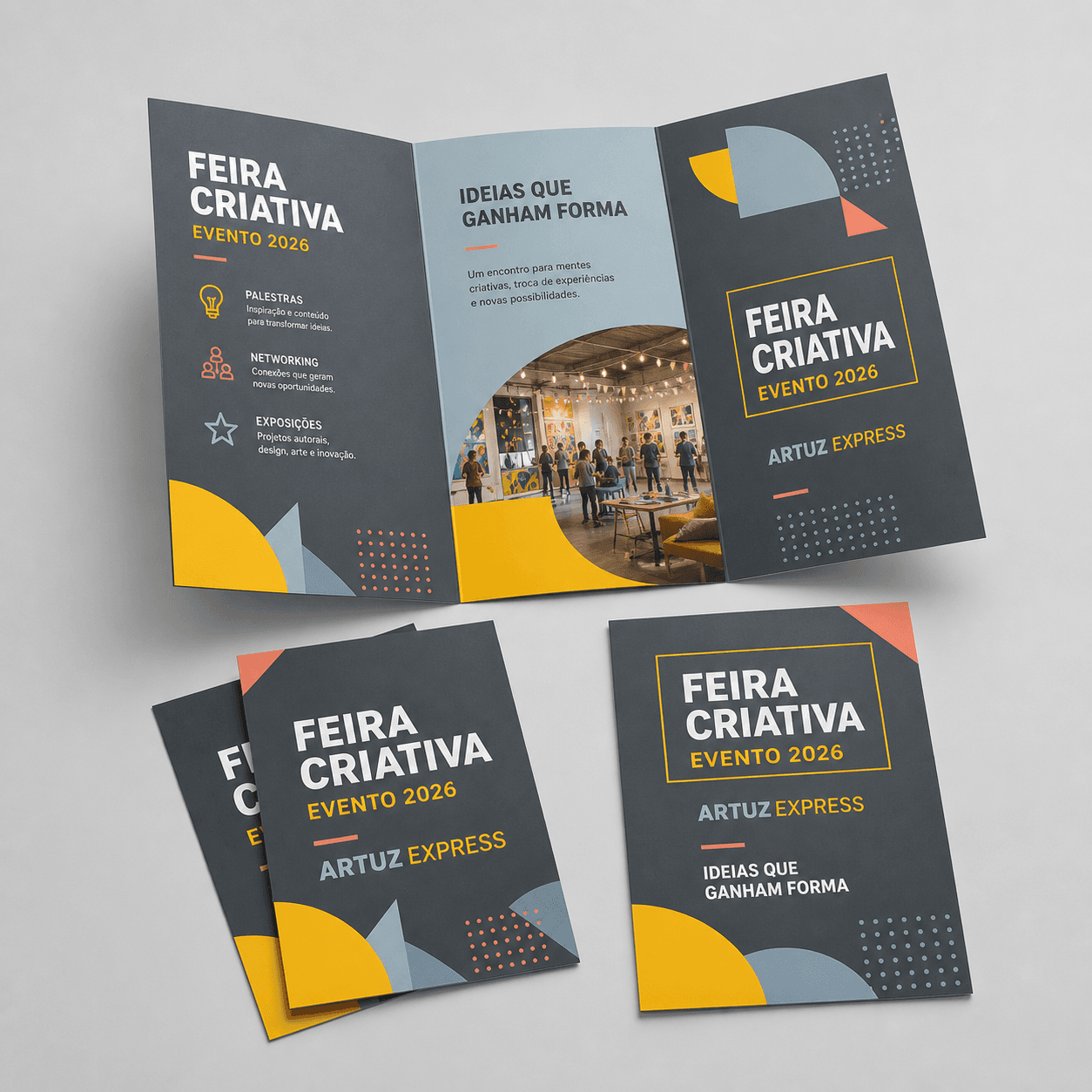Folder, Flyer e Panfleto