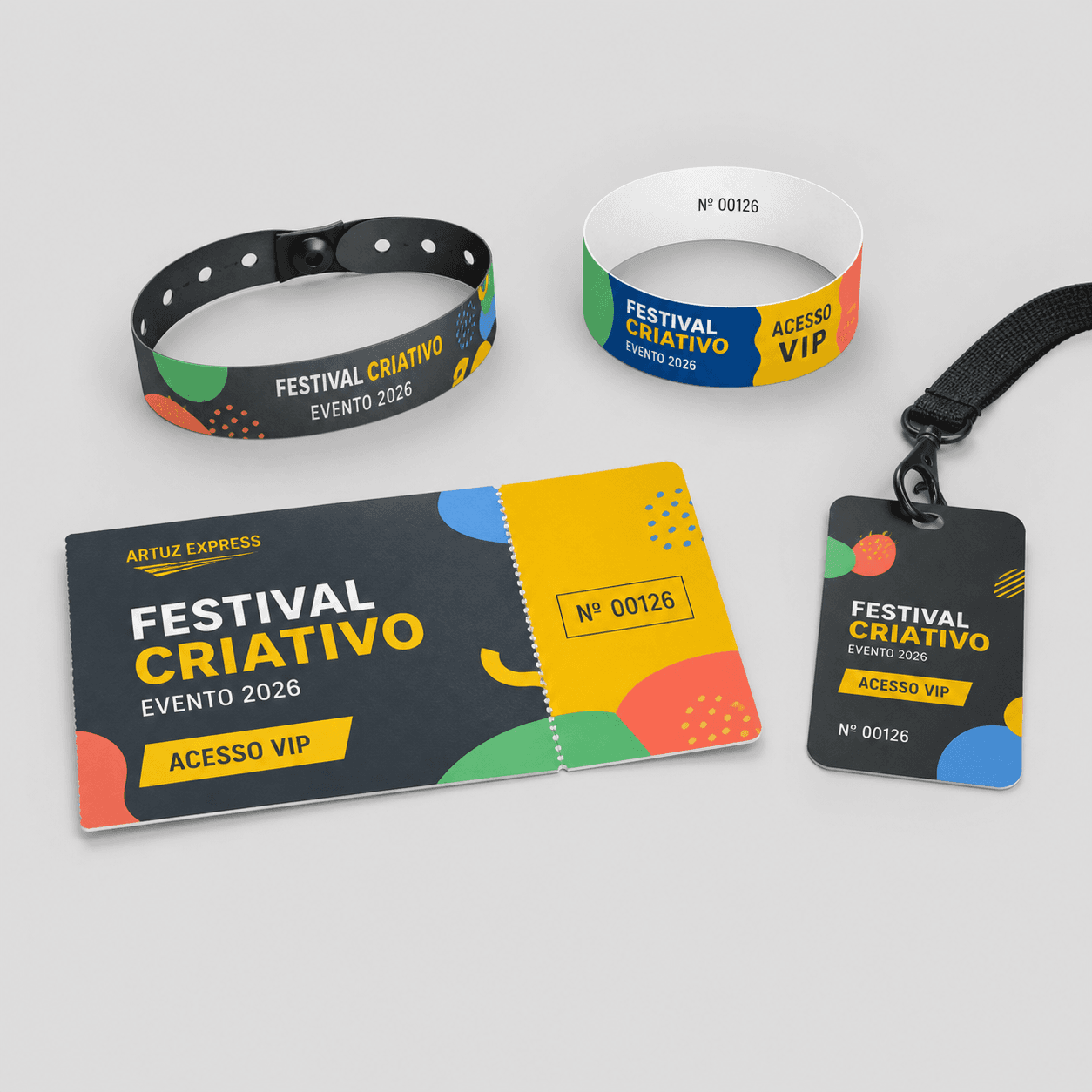Ingressos e Pulseiras
